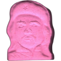 Pink Che Guevara ecstasy pill (XTC) — MDMA 172mg — Barcelona, Spain