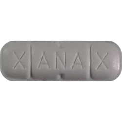 Grey Xanax pill — Paracetamol — Bern, Switzerland
