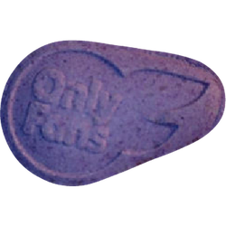 Purple OnlyFans ecstasy pill (XTC) — MDMA 119mg — Vienna, Austria