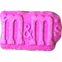 M&M's ecstasy pill (XTC) — MDMA 165mg — Slovenia