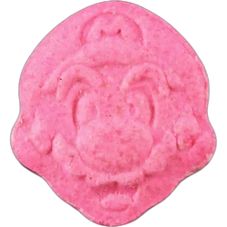 Pink Super Mario ecstasy pill (XTC) — MDMA — Zürich, Switzerland