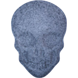 Grey Skull ecstasy pill (XTC) — MDMA 129mg — Vienna, Austria