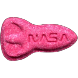 Pink NASA pill — 2C-B 12mg — Barcelona, Spain