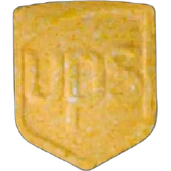 Yellow UPS ecstasy pill (XTC) — MDMA 127mg — Innsbruck, Austria