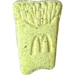 McDonald's Fries ecstasy pill (XTC) — MDMA 179mg — Slovenia