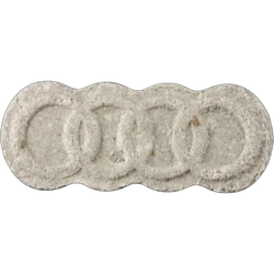 White Audi ecstasy pill (XTC) — MDMA — Zürich, Switzerland