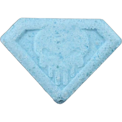 Blue Punisher ecstasy pill (XTC) — MDMA — Zürich, Switzerland