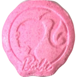 Barbie ecstasy pill (XTC) — MDMA 175mg — Slovenia