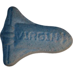 Blue Virgin ecstasy pill (XTC) — MDMA 274mg — Vienna, Austria
