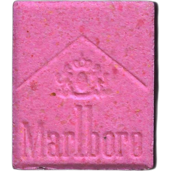 Pink Marlboro ecstasy pill (XTC) — MDMA 212mg — Madrid, Spain