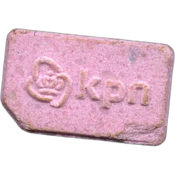 SIM Card ecstasy pill (XTC) — MDMA 195mg — Madrid, Spain