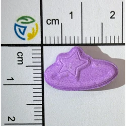 Grey Pop Smoke ecstasy pill (XTC) — MDMA 167mg — Slovenia
