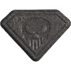 Grey Punisher ecstasy pill (XTC) — MDMA — Zürich, Switzerland