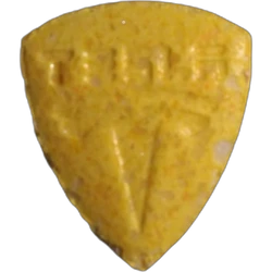 Yellow Tesla ecstasy pill (XTC) — MDMA 192mg — Bern, Switzerland
