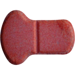 Pink Q-dance ecstasy pill (XTC) — MDMA 231mg — Vienna, Austria