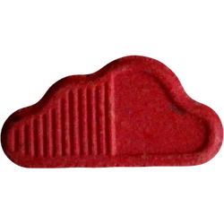 Red Soundcloud ecstasy pill (XTC) — MDMA 230mg — Vienna, Austria