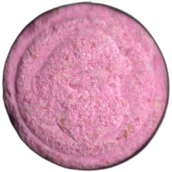 Pink Super Mario ecstasy pill (XTC) — MDMA 192mg — Barcelona, Spain