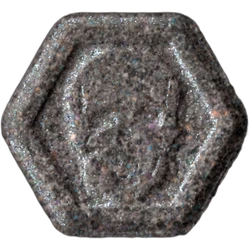 Grey Philipp Plein ecstasy pill (XTC) — MDMA 150mg — Barcelona, Spain