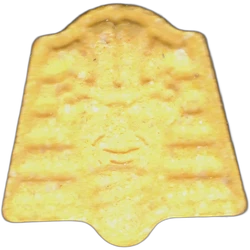Yellow Pharaoh ecstasy pill (XTC) — MDMA 159mg — Madrid, Spain