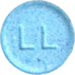Blue LL pill — 5-MeO-MiPT — Madrid, Spain