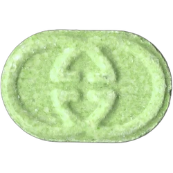 Pill Gucci — MDMA 213mg — Madrid, Spain