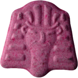 Pink Pharaoh ecstasy pill (XTC) — MDMA 159mg — Vienna, Austria