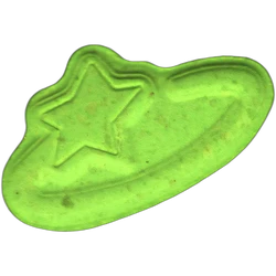 Green Pop Smoke ecstasy pill (XTC) — MDMA 224mg — Barcelona, Spain