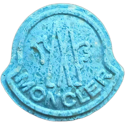 Blue Moncler ecstasy pill (XTC) — MDMA 131mg — Berlin, Germany