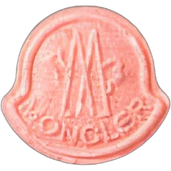 Pink Moncler ecstasy pill (XTC) — MDMA — Switzerland
