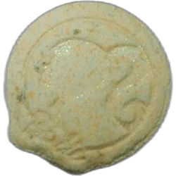 Orange Barbie ecstasy pill (XTC) — MDMA 249mg — Graz, Austria