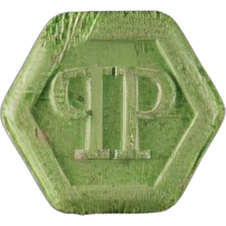 Grey Philipp Plein ecstasy pill (XTC) — MDMA — Switzerland
