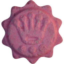 Pink Rolex ecstasy pill (XTC) — MDMA 151mg — Vienna, Austria