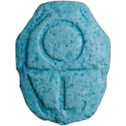 Blue Squid Game ecstasy pill (XTC) — MDMA 256mg — Marseille, France