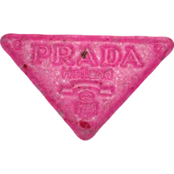 Pink Prada ecstasy pill (XTC) — MDMA 133mg — Vienna, Austria