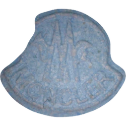 Blue Moncler ecstasy pill (XTC) — MDMA 117mg — Vienna, Austria