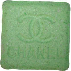 Green Chanel ecstasy pill (XTC) — MDMA 153mg — Vienna, Austria