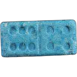 Blue Domino ecstasy pill (XTC) — MDMA; Unknown — Switzerland