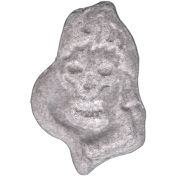 Grey Grim Reaper ecstasy pill (XTC) — MDMA 33%; 4-CMC — Madrid, Spain