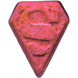 Pill Superman — MDMA 69mg — Madrid, Spain