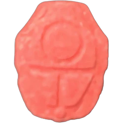 Pink Squid Game ecstasy pill (XTC) — MDMA 310mg — Granada, Spain