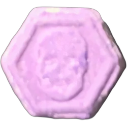 Purple Philipp Plein ecstasy pill (XTC) — MDMA 107mg — Múrcia, Spain