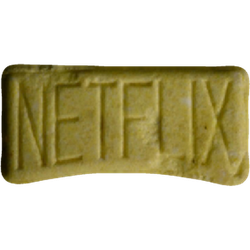 Yellow Netflix ecstasy pill (XTC) — MDMA 12mg; Caffeine 140mg — Vienna, Austria