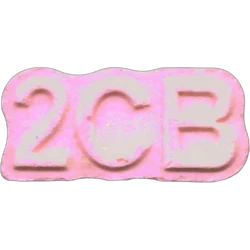 Pink 2cb pill — 2C-B 10mg — Madrid, Spain