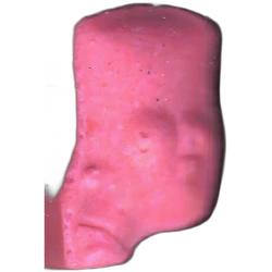 Pink Bart Simpson ecstasy pill (XTC) — MDMA 95mg; Caffeine 60mg — Madrid, Spain