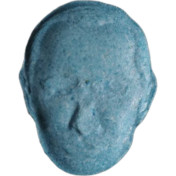 Blue Putin ecstasy pill (XTC) — MDMA 182mg — Zürich, Switzerland