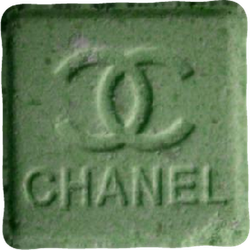 Green Chanel ecstasy pill (XTC) — MDMA 118mg — Vienna, Austria