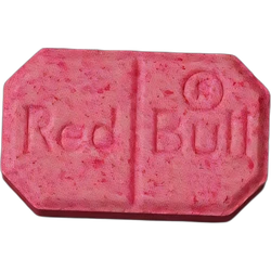 Pink Red Bull ecstasy pill (XTC) — MDMA 119mg — Berlin, Germany
