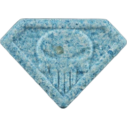 Blue Punisher ecstasy pill (XTC) — MDMA 121mg; Unknown 2% — Zürich, Switzerland