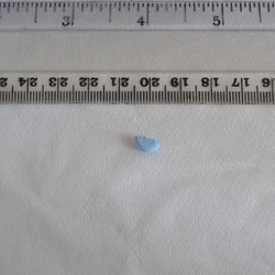 Blue Diazepam pill — Diazepam — Wandsworth, Westminster (SW1V), England