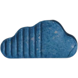Blue Soundcloud ecstasy pill (XTC) — MDMA 146mg — Berlin, Germany